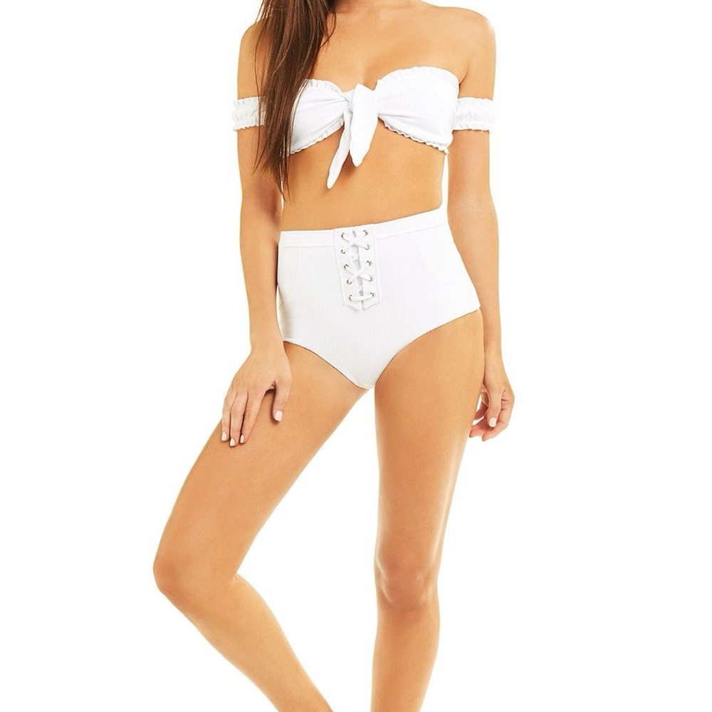 Wildfox White Mick cheeky Bikini bottoms small